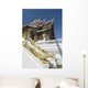 Architectural detail of dragpns along side of building Wall Mural