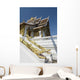Architectural detail of dragpns along side of building Wall Mural