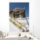 Architectural detail of dragpns along side of building Wall Mural