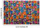 Gautemala, Chichicastenango, Brightly colored handmade textile Wall Mural