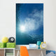 Sunlight streaming through the surface of the Pacific Ocean Wall Mural