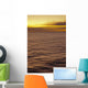 Hawaii, Maui, Ocean waves in motion and a vibrant tropical sunset Wall Mural