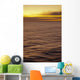 Hawaii, Maui, Ocean waves in motion and a vibrant tropical sunset Wall Mural