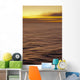 Hawaii, Maui, Ocean waves in motion and a vibrant tropical sunset Wall Mural