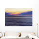 Hawaii, Maui, Ocean waves in motion and a vibrant tropical sunset Wall Mural