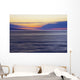 Hawaii, Maui, Ocean waves in motion and a vibrant tropical sunset Wall Mural