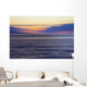 Hawaii, Maui, Ocean waves in motion and a vibrant tropical sunset Wall Mural