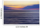 Hawaii, Maui, Ocean waves in motion and a vibrant tropical sunset Wall Mural