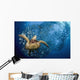 glides below a school of Bigeye Jacks Wall Mural