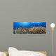 schooling anthias and manta rays in a reef scene Wall Mural