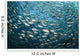 Schooling Bigeye Jacks above the Liberty Wreck Wall Mural