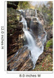 A forest waterfall Wall Mural