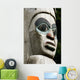 carvings on totem pole Wall Mural