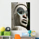 carvings on totem pole Wall Mural