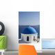 Island of Thirassia in the distance Wall Mural
