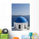 Island of Thirassia in the distance Wall Mural