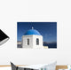 Island of Thirassia in the distance Wall Mural