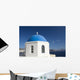 Island of Thirassia in the distance Wall Mural