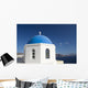 Island of Thirassia in the distance Wall Mural