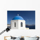 Island of Thirassia in the distance Wall Mural