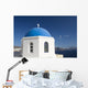 Island of Thirassia in the distance Wall Mural