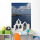 Mediterranean Sea and Island of Thirassia in the distance Wall Mural
