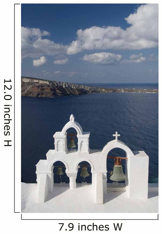 Mediterranean Sea and Island of Thirassia in the distance Wall Mural