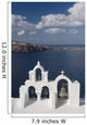 Mediterranean Sea and Island of Thirassia in the distance Wall Mural