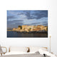 Greece, Crete, 16th Century Venetian Harbor at Sunset Wall Mural