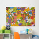 Guatemala, Lake Atitlan, Panajachel, colorful painting for sale Wall Mural