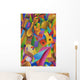 Guatemala, Lake Atitlan, Panajachel, colorful painting for sale Wall Mural