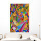 Guatemala, Lake Atitlan, Panajachel, colorful painting for sale Wall Mural