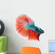 Halfmoon Betta Fish Wall Decal