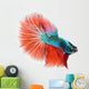 Halfmoon Betta Fish Wall Decal