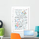 Mathematical formulas and sketches Wall Decal