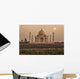 Sunset over Taj Mahal Wall Decal
