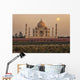 Sunset over Taj Mahal Wall Decal
