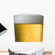 Close-Up Detail Of Beer In Wet Glass Wall Mural
