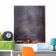 Apple On Ledge Of Blackboard Wall Mural