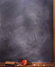 Apple On Ledge Of Blackboard Wall Mural
