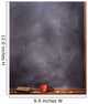 Apple On Ledge Of Blackboard Wall Mural