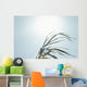 Close-Up Of Long Blades Of Grass Blowing In Wind Wall Mural