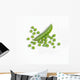 Fresh Green Peas From The Pod Wall Mural
