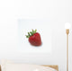 Fresh Ripe Strawberry Against White Background Wall Mural