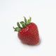 Fresh Ripe Strawberry Against White Background Wall Mural