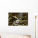 Northern Green Frog Peeking Out Of Water Wall Mural