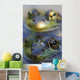 Northern Green Frogs Mating In A Pond Wall Mural