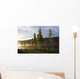 Boy Runs Through Trees At Sunset Wall Mural