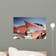 Red Chevrolet Bel Air Wall Mural