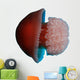 Live Red Blue Jellyfish Wall Decal